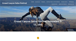 Desktop Screenshot of grandcanyonsalsafestival.com